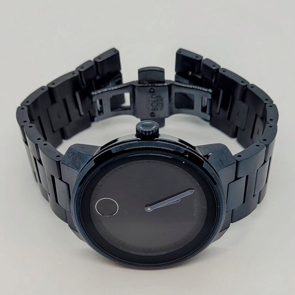 Movado Bold Quartz Men's Watch (Dark Navy) 3600296 - Picture 5 of 7